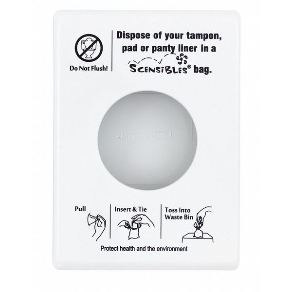 Sanitary Disposal Bag Dispenser, 5-1/4