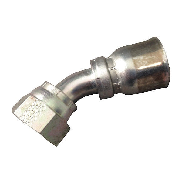 Hydraulic Hose, 45 deg. Elbow Fitting