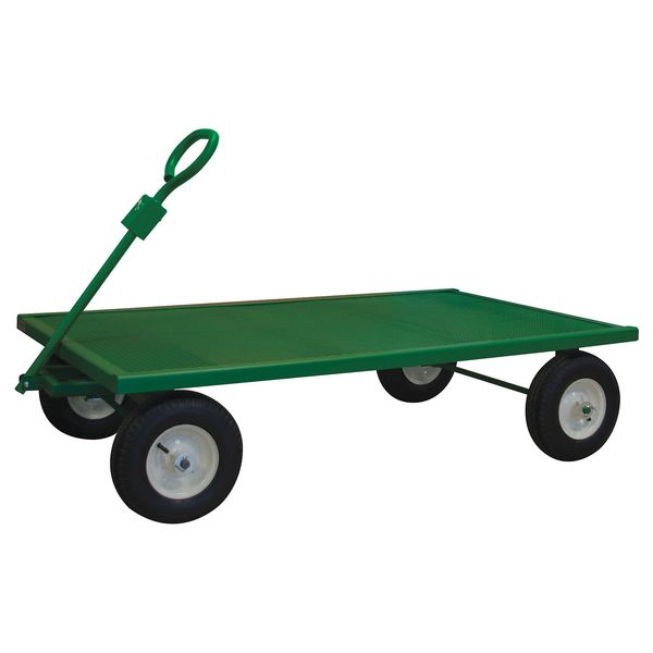 Wagon Truck, 800 lb. Ld Cap., Green, 16 ga