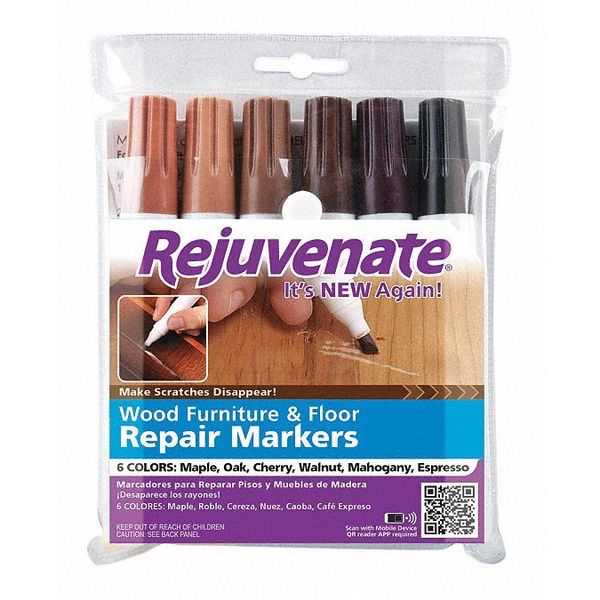 Permanent Wood Furniture and Floor Repair Markers, Medium Tip, Paint