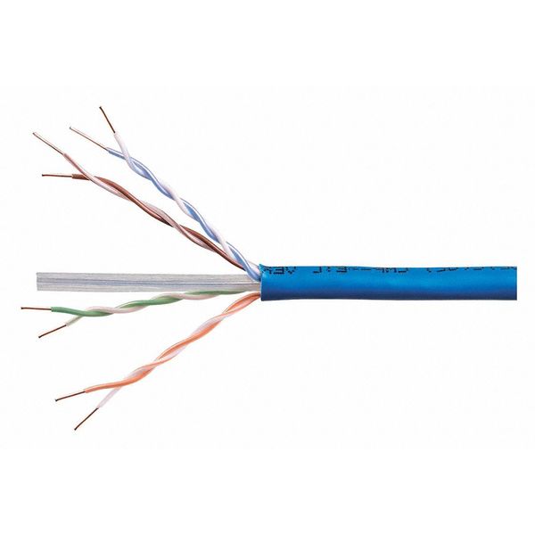 Data Cable, 1000 ft. L, Blue Jacket