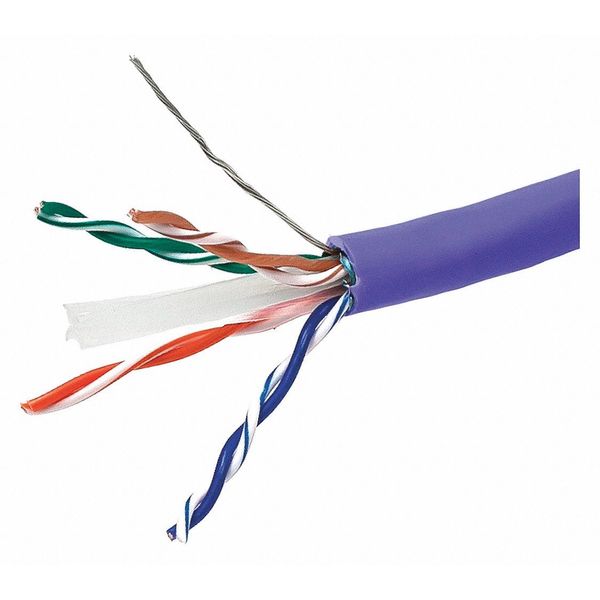 Data Cable, 1000 ft. L, Blue Jacket