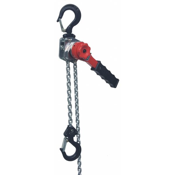 29/32 in. Hook Opening Lever Chain Hoist with 10 ft. Hoist Lift and 1000 lbs. Load Capacity