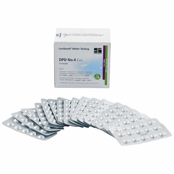 Safest Tablet, Test Total Chlorine, 500PK