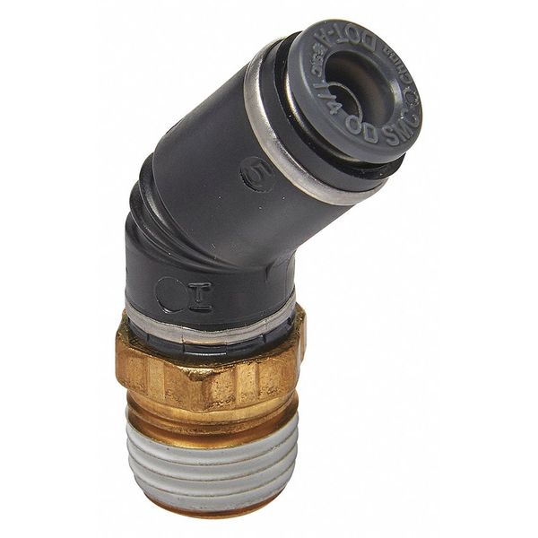 Male Elbow, Compression Type, Brass, PK2