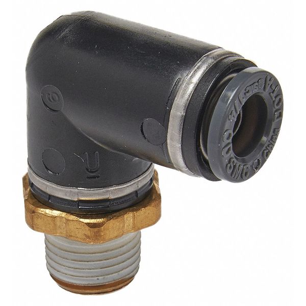 Male Elbow, Compression Type, Brass, PK2
