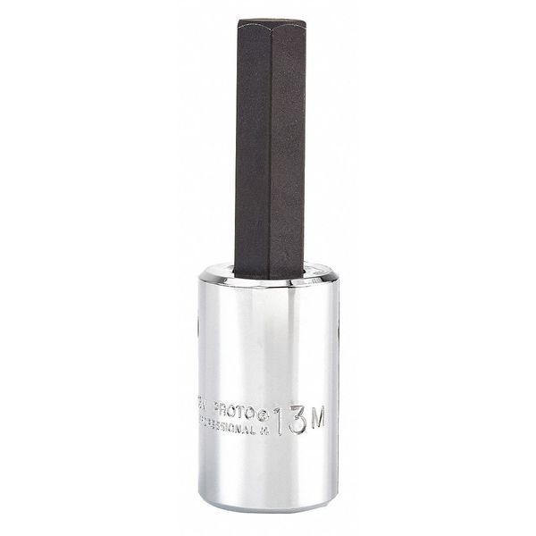 13 mm Tip, Socket Bit, Metric 1/2 in Drive