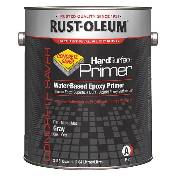 Hard Surface Primer, Gray, Flat, 3.75 qt, 250 to 350 sq ft/gal
