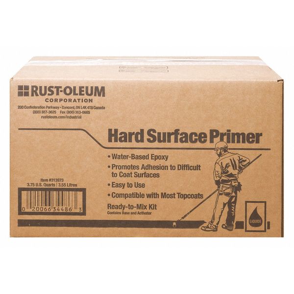 Hard Surface Primer, Gray, Flat, 3.75 qt, 250 to 350 sq ft/gal
