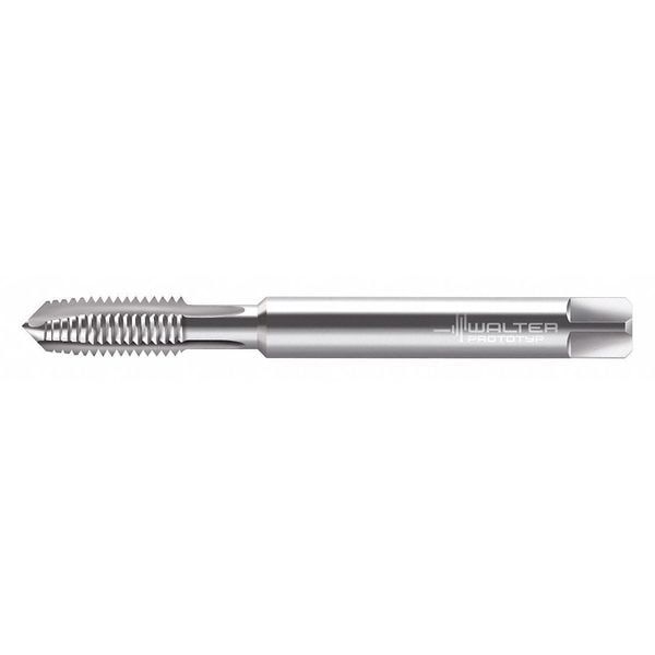 Spiral Point Tap, M8-1, Taper, Metric Fine, 3 Flutes, Uncoated