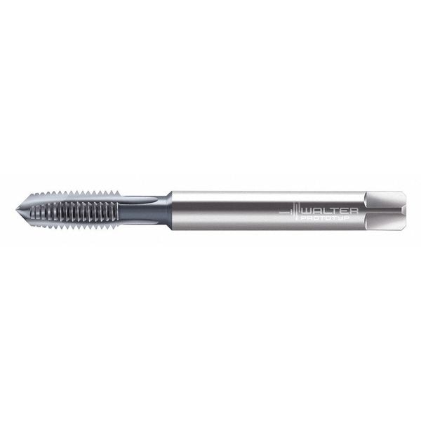 Spiral Point Tap, M5-0.8, Taper, Metric Coarse, 3 Flutes, Uncoated