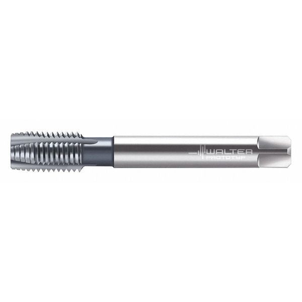 Spiral Point Tap, M20-2.5, Taper, Metric Coarse, 4 Flutes, Uncoated