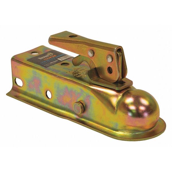 Trailer Coupler, Zinc Plated, 2