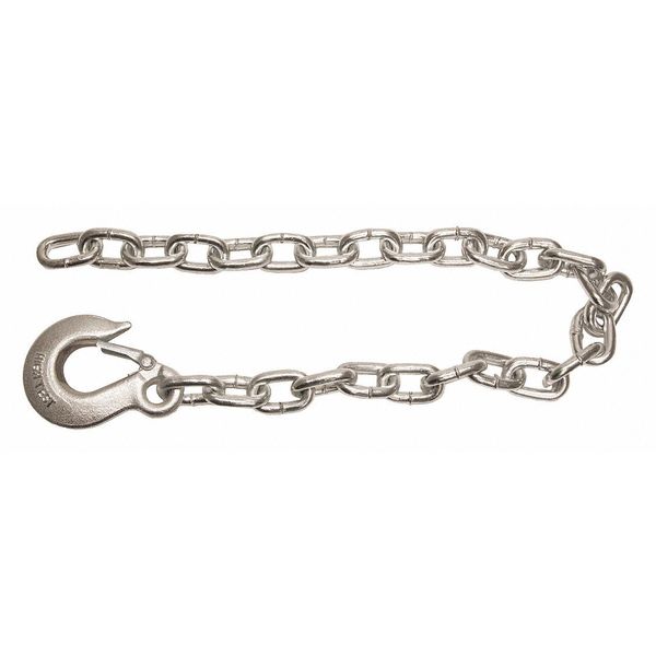 Safety Chain, Silver, 3/8