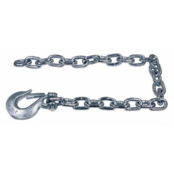 Safety Chain, Silver, 3/8