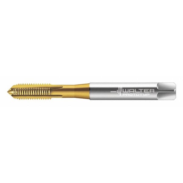 Straight Flute Hand Tap , M2.5-0.45 , Plug , 3 Flutes, UNC