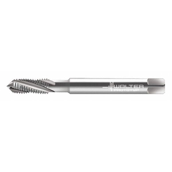 Spiral Flute Tap, M4-0.70, Plug, Metric Coarse, 3 Flutes, Uncoated
