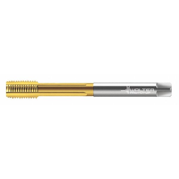 Straight Flute Hand Tap , M30-3.50 , Plug , 4 Flutes, Metric Coarse