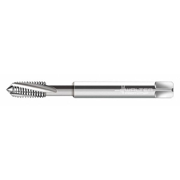 Spiral Flute Tap, M6-1.00, Plug, EGM, 3 Flutes, Uncoated