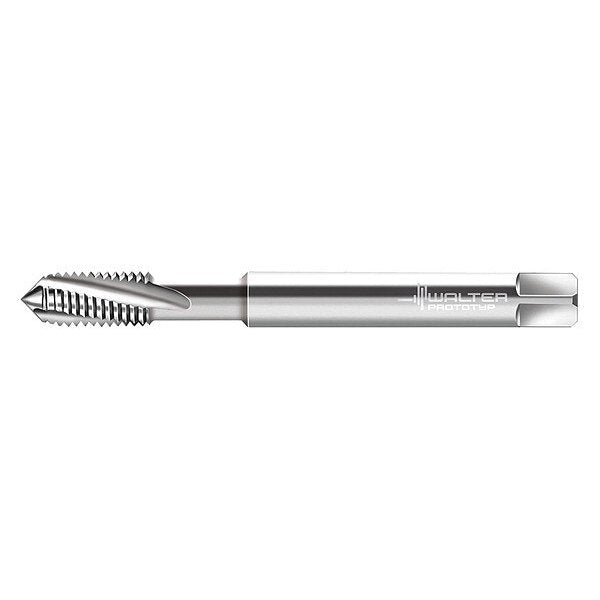 Spiral Flute Tap, M4-0.70, Plug, Metric Coarse, 3 Flutes, Uncoated