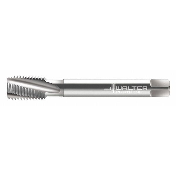 Spiral Flute Tap, M16-2.00, Plug, Metric Coarse, 3 Flutes, Uncoated