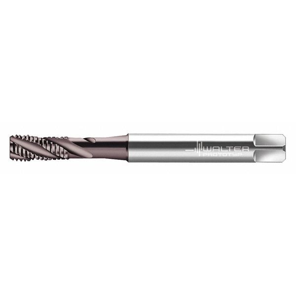 Spiral Flute Tap, M6-1.00, Modified Bottoming, Metric Coarse