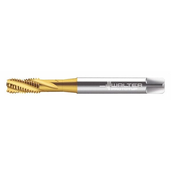 Spiral Flute Tap, M5-0.80, Modified Bottoming, 4 Flutes, Metric Coarse