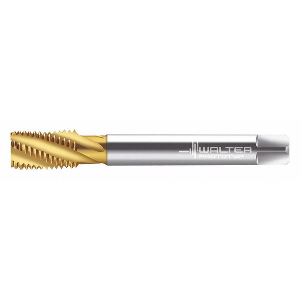Spiral Flute Tap, M16-2.00, Modified Bottoming, Metric Coarse, TiN