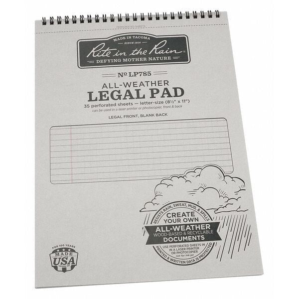 Legal Pad, 8-1/2 x 11