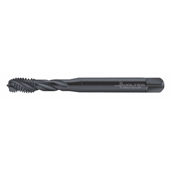 Spiral Flute Tap, M3-0.50, Plug, Metric Coarse, 3 Flutes, Steam Oxide