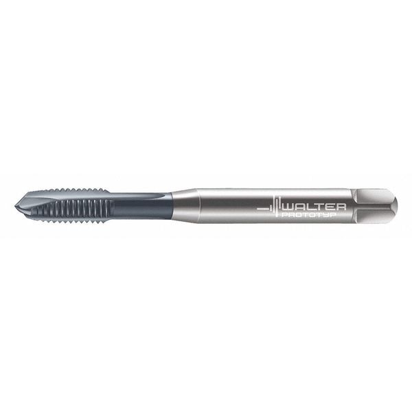Spiral Point Tap, M10-1.5, Taper, Metric, 3 Flutes, TiCN