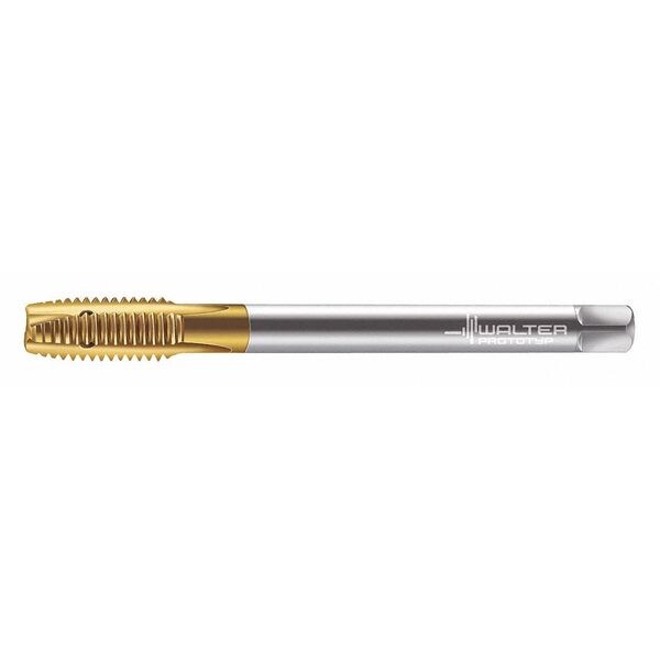 Spiral Point Tap, M16-2, Taper, Metric Coarse, 3 Flutes, TiN