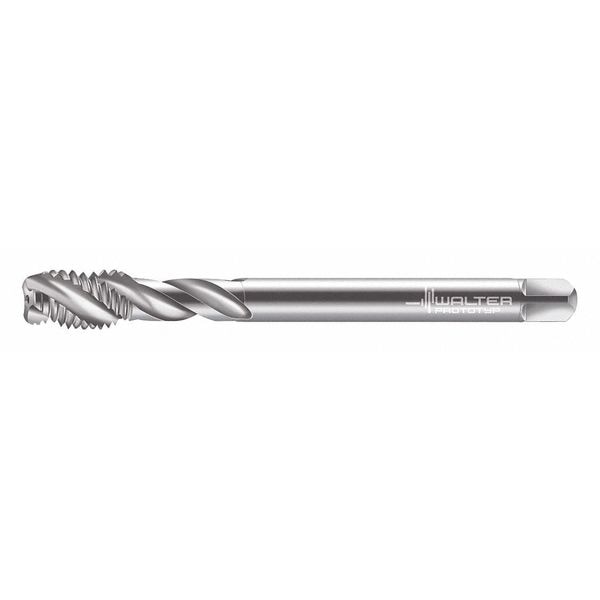 Spiral Flute Tap, M10-1.50, Plug, Metric, 3 Flutes, Uncoated