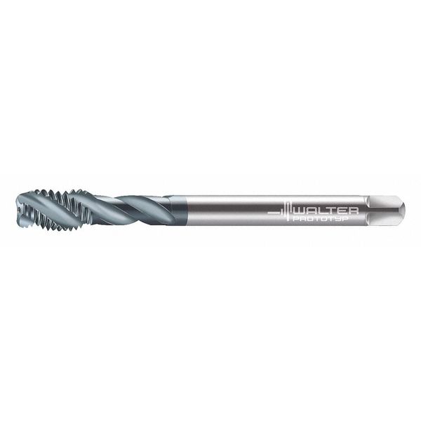 Spiral Flute Tap, M16-2.00, Plug, 4 Flutes, Metric Coarse