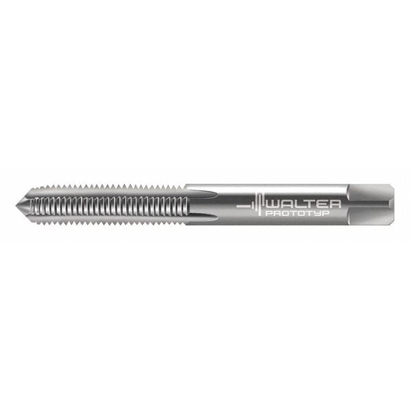 Straight Flute Hand Tap , M8-1.00 , Plug , 4 Flutes, Metric Fine