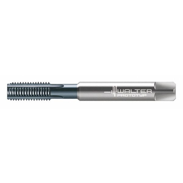 Straight Flute Hand Tap , M8-1.25 , Plug , 3 Flutes, Metric Coarse