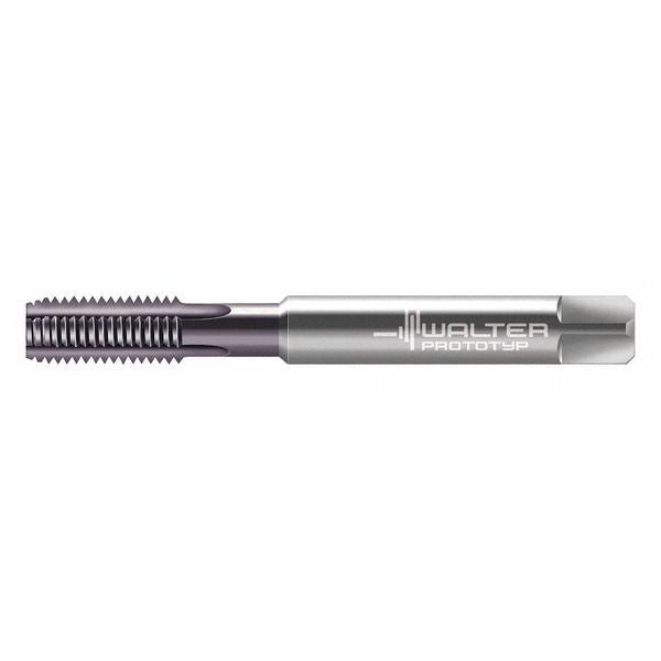 Straight Flute Hand Tap , M8-1.25 , Plug , 4 Flutes, Metric Coarse