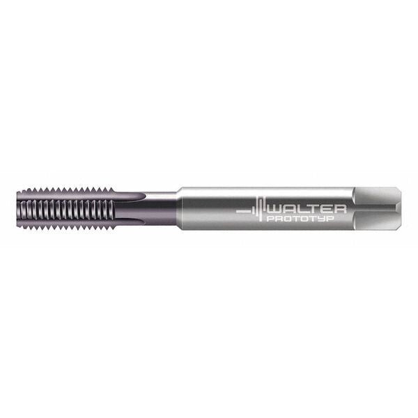 Straight Flute Hand Tap , M10-1.50 , Plug , 4 Flutes, Metric