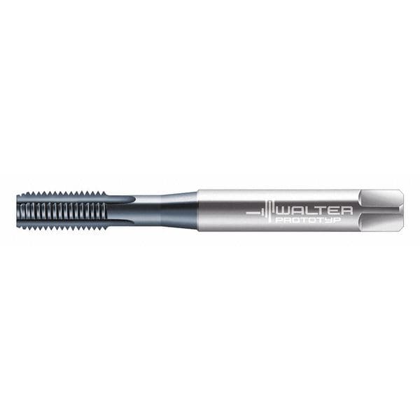 Straight Flute Hand Tap , M6-1.00 , Modified Bottoming , 4 Flutes,