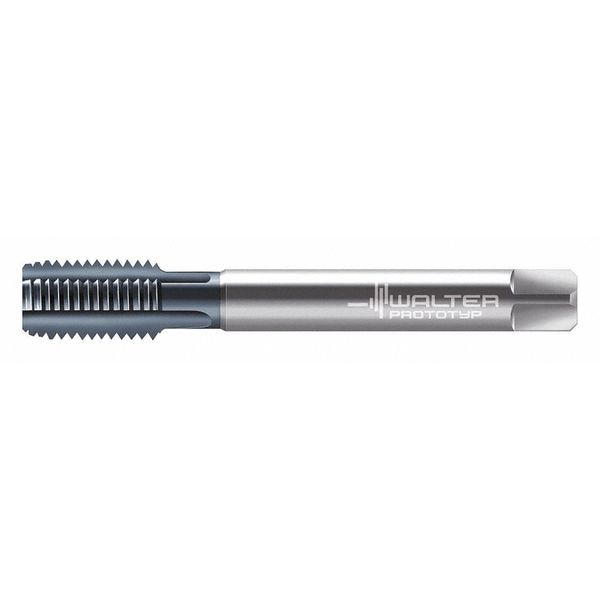 Straight Flute Hand Tap , M12-1.75 , Plug , 4 Flutes, Metric Coarse