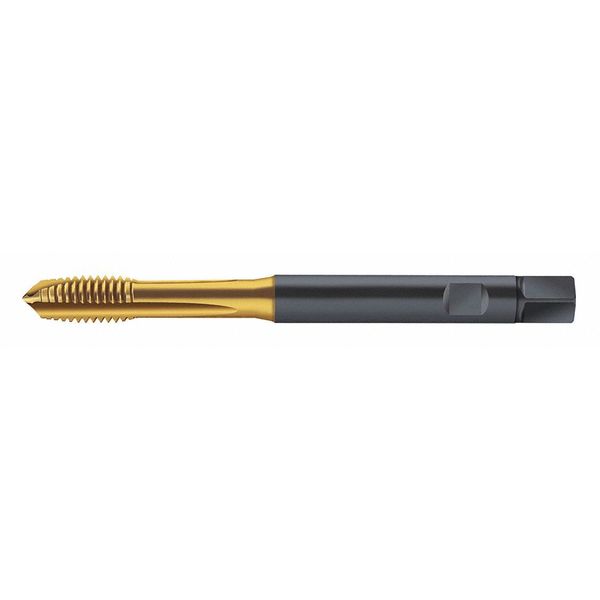 Spiral Point Tap, M6-1, Taper, Metric Coarse, 3 Flutes, TiN