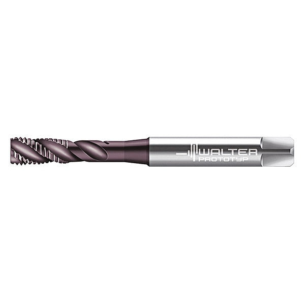 Spiral Flute Tap, M4-0.70, Plug, Metric Coarse, 3 Flutes, Hard Lube