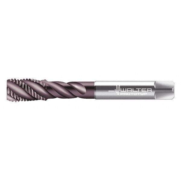 Spiral Flute Tap, M20-2.50, Modified Bottoming, 4 Flutes, Metric Coarse