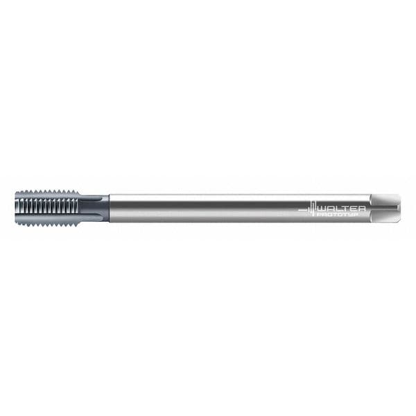 Straight Flute Hand Tap, M12-1.75, Plug, 4 Flutes, Metric Coarse