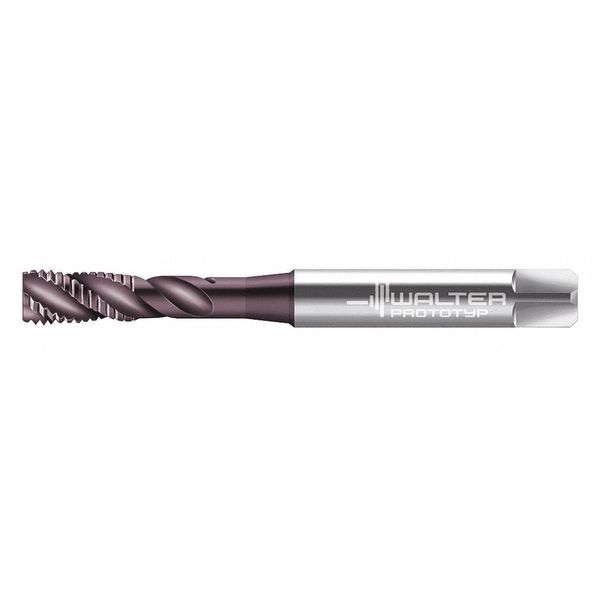 Spiral Flute Tap, M6-1.00, Modified Bottoming, Metric Coarse