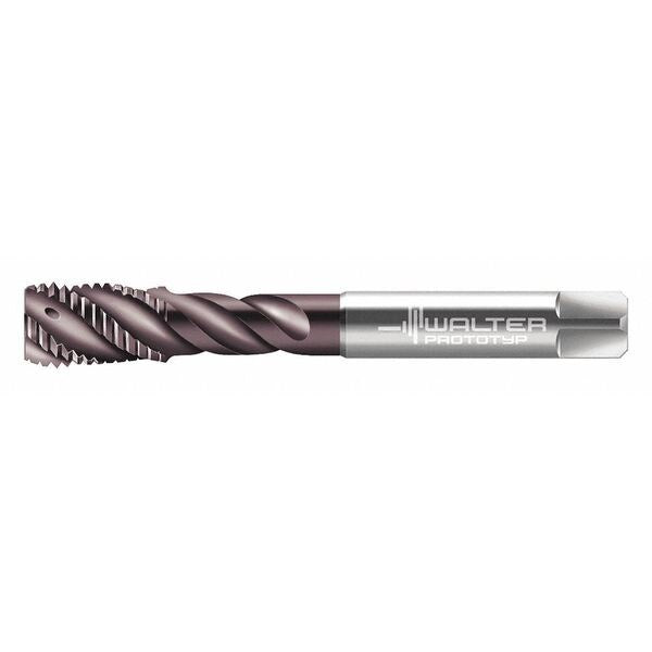 Spiral Flute Tap, M16-2.00, Plug, 4 Flutes, Metric Coarse