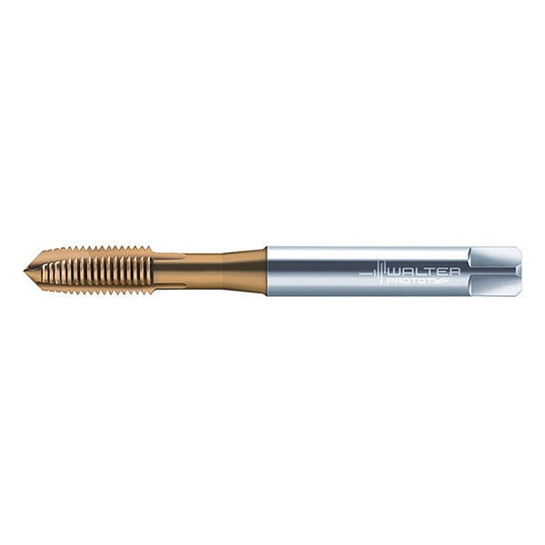 Spiral Point Tap, M4-0.7, Taper, Metric Coarse, 3 Flutes, TiN