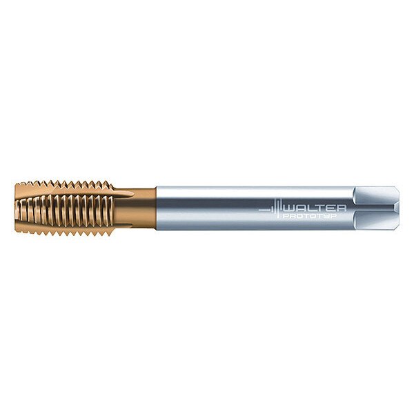 Spiral Point Tap, M16-2, Taper, Metric Coarse, 4 Flutes, TiN