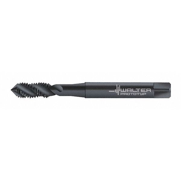 Spiral Flute Tap, M2.5-0.45, Plug, EGM, 3 Flutes, Steam Oxide