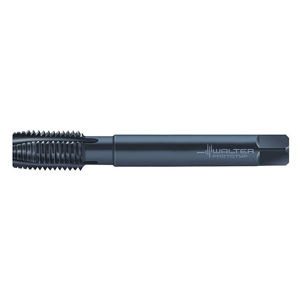 Spiral Point Tap, M10-1.25, Taper, Metric, 3 Flutes, Steam Oxide
